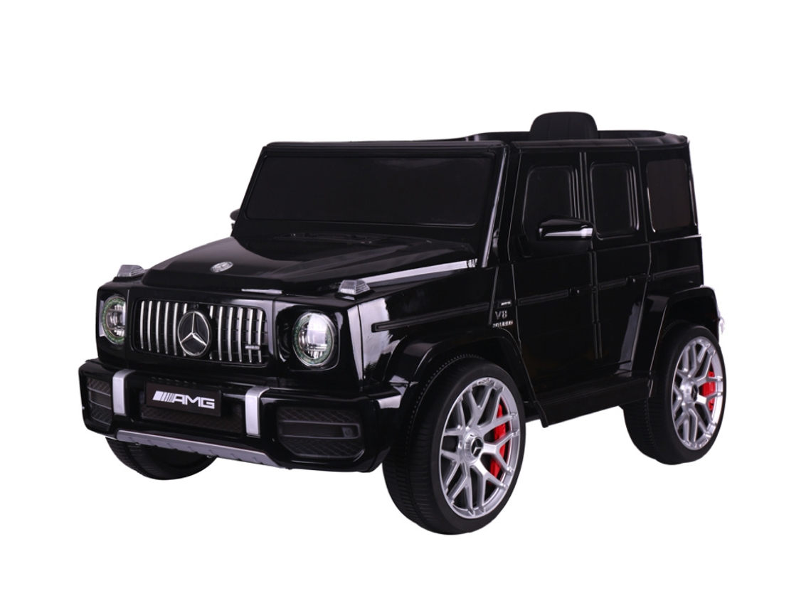 Mercedes G63, coche infantil a batería de 12 voltios, neumáticos de goma, asientos de cuero y mucho más. XTRM