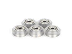 5 Piezas Poleas Pom Con Rodamiento 625zz Ruedas Pasivas Para Impresora 3d Blanca