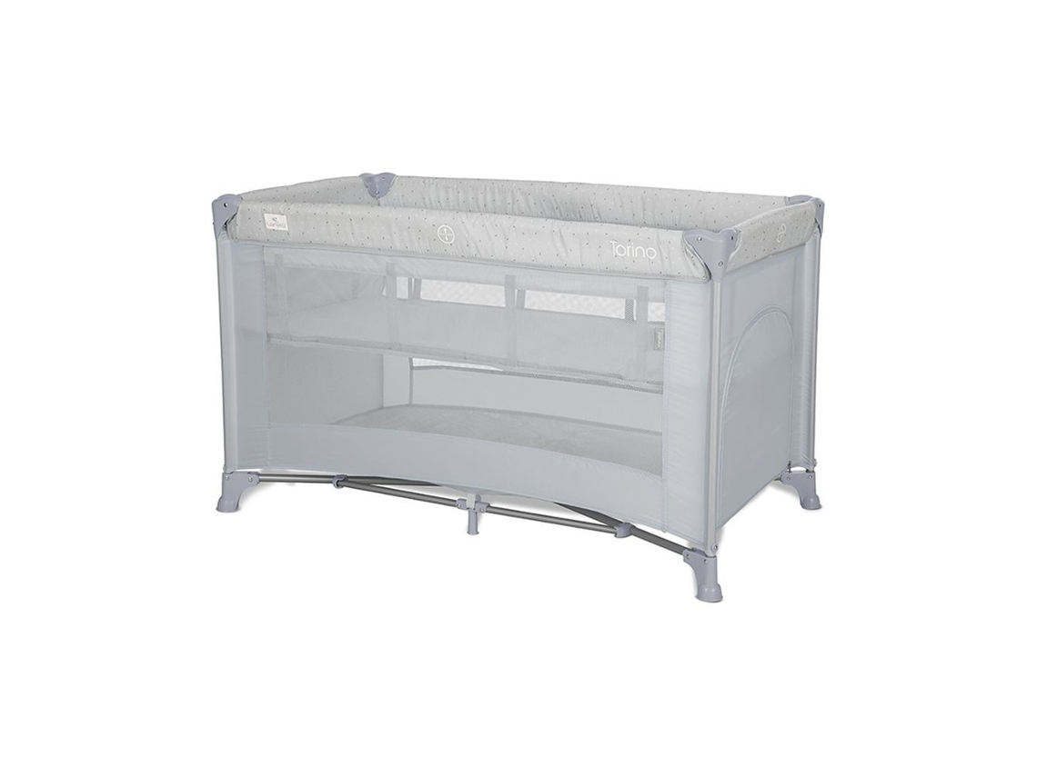 Cuna de viaje Lorelli Torino gris (2 niveles)