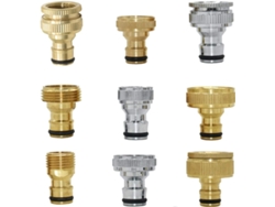 Adaptador De Acoplamiento Rápido Roscado Latón 1/2" A 3/4" (1") Latón