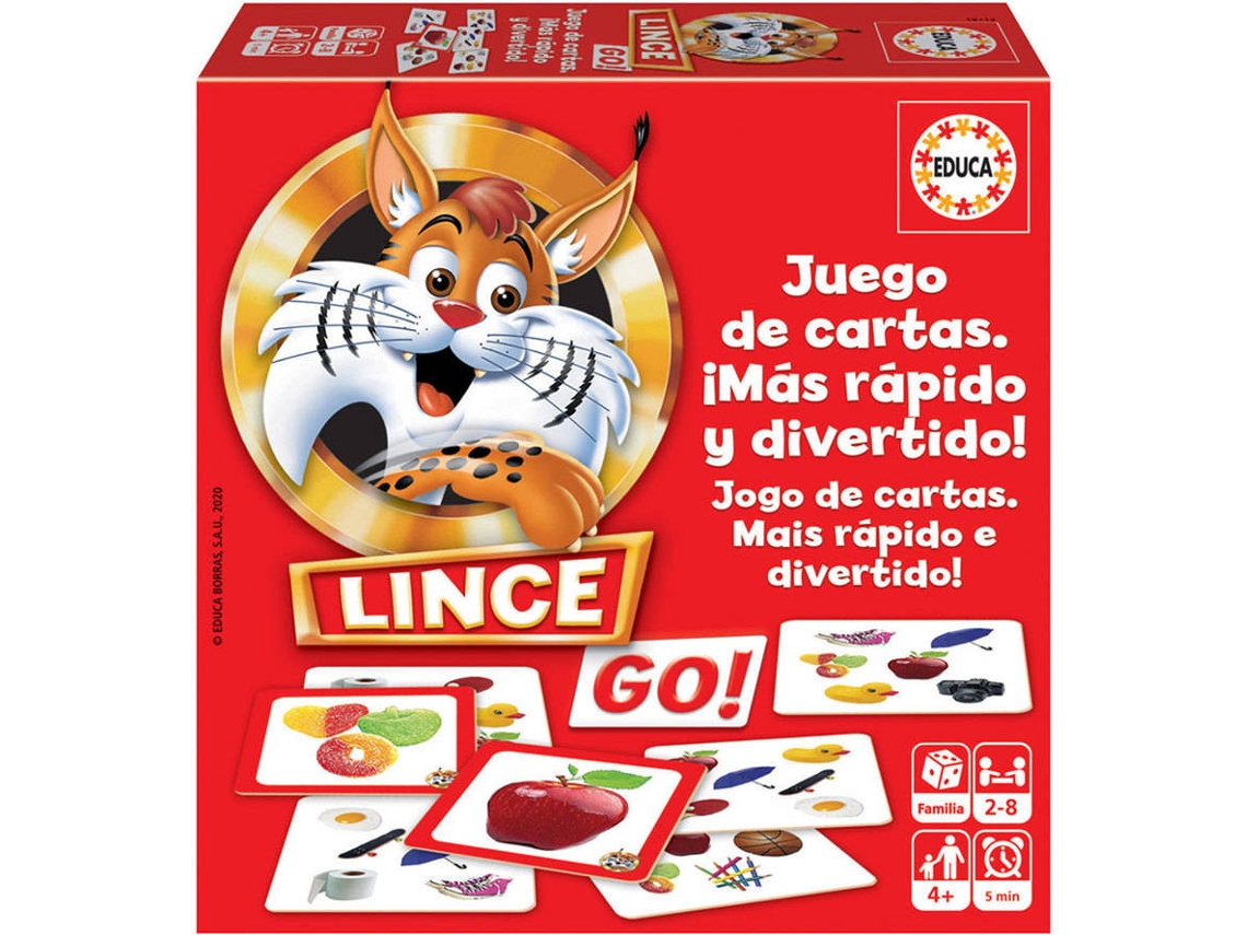 Juego de Mesa EDUCA Lince GO (Edad Mínima: 4 Años - Dificultad: Baja)
