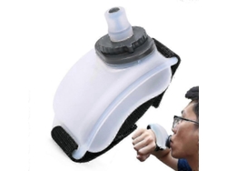 Botella De Agua Portátil De Silicona, Manos Libres, A Prueba De Fugas, Correr, Accesorios Deportivos Rosewell