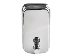 Dispensador de jabón de baño práctico de 1 pieza para montar en la pared con soporte de presión manual Rosewell