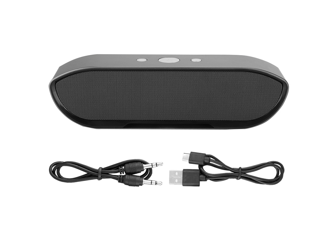 Barra de sonido con subwoofer y entrada de línea.