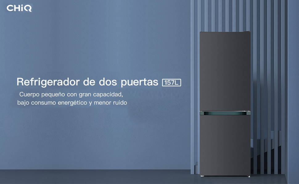 Frigorífico Combi CHiQ FBM157L4 (Low Frost - 144 cm - 157 L - Inox)