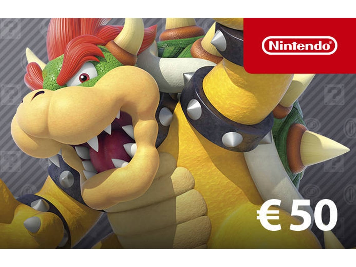 Independencia triste Kent Nintendo eShop Card: 50 euros (Formato Digital) | Worten.es