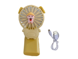 Ventilador solar portátil USB de 2,5 W y 5 V para camping, pesca y senderismo.