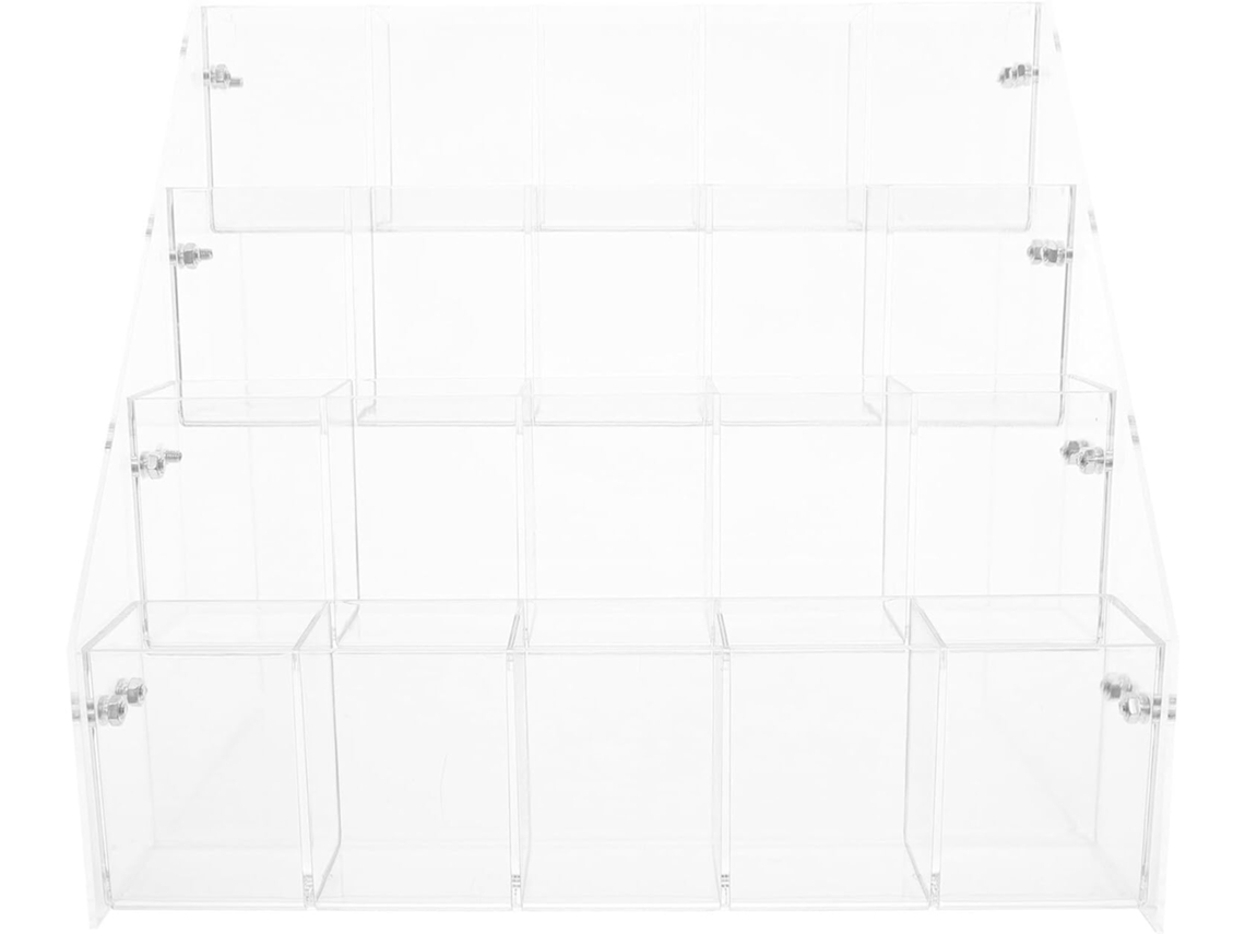 Portalápices De Acrílico Transparente De 4 Niveles, Organizador Multifuncional Para Lápices Y Pinceles.