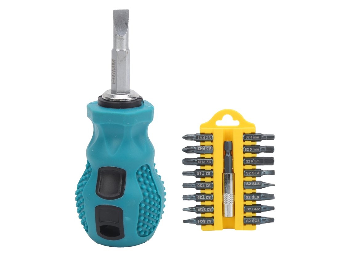 Juego De 20 Mini Destornilladores Multiusos Con Mango Para Reparaciones - Herramienta Manual