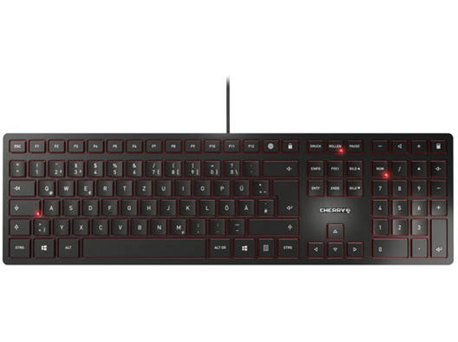 Teclado CHERRY KC 6000 Slim (Con Cable - Layout US - Teclado Numérico)