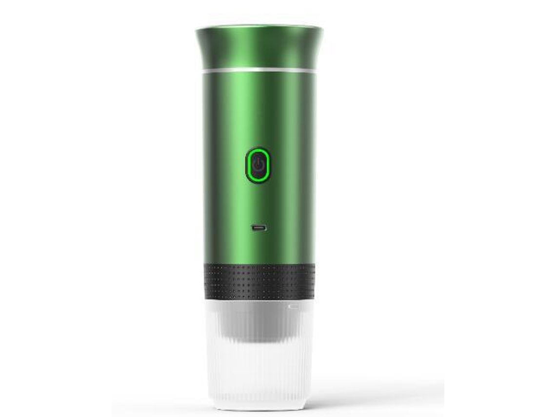 Cafetera Portátil 3 En 1, Eléctrica De Cápsulas Con Un Solo Botón, Autocalentamiento Rápido, Color Verde GERTIZ