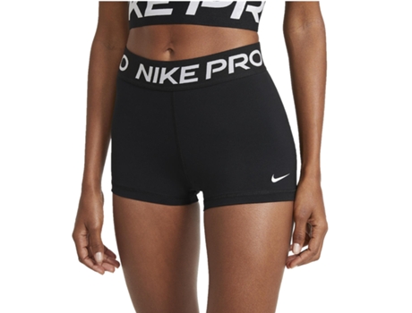Pantalones Cortos NIKE Mujer (Poliéster - Negro - XL)