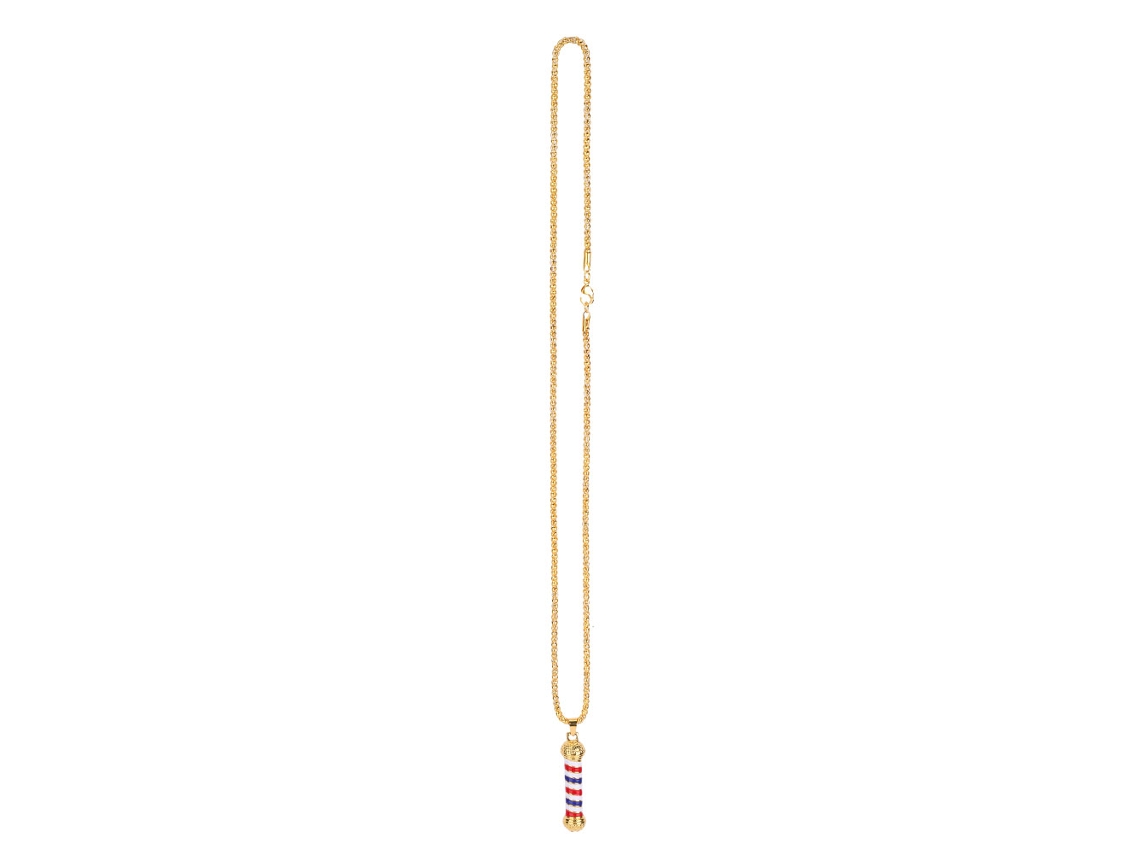 Collares De Pendientes Con Luz Giratoria De Barbería Joya Única Y Especial De Oro Para Accesorio