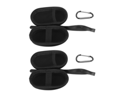2 Fundas Para Auriculares Deportivos Con Gancho, Ligeras, De Eva, Resistentes A Los Arañazos Y Portátiles.