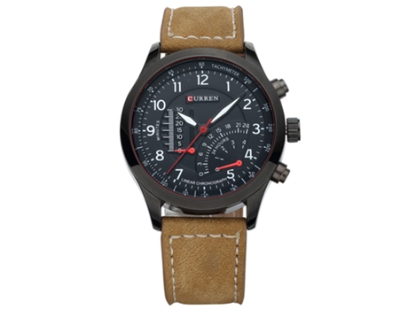 Relojes para hombre, reloj de cuarzo analógico de moda para hombre, reloj de pulsera deportivo resistente al agua, carcasa negra, negro LUUCOZK