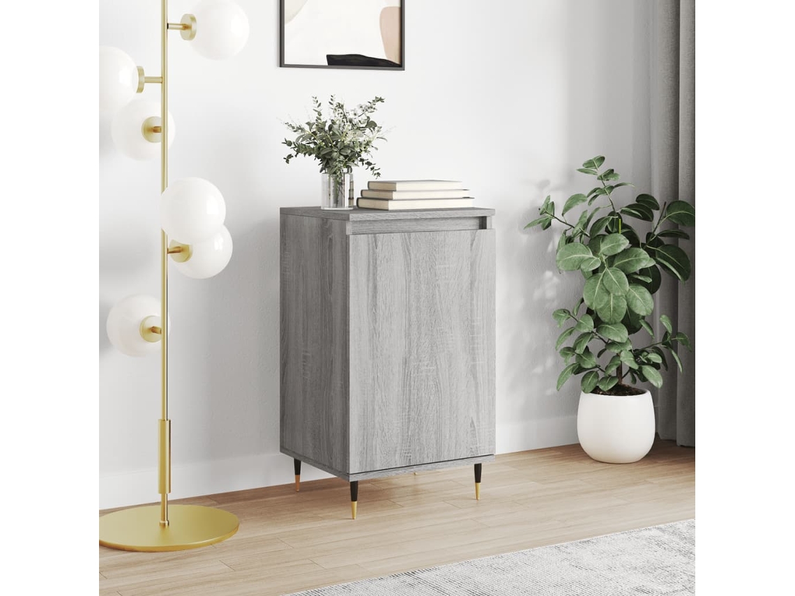 Aparador | Vitrina buffet 40x35x70 cm Derivados de madera Gris Sonoma