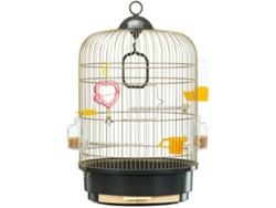 Jaula Para Pájaros, Apta Para Canarios, Periquitos Y Otras Aves Fabricada En Metal Dimensiones: 32,5 X 49 Cm Diseño Ergonómico Para Uso D