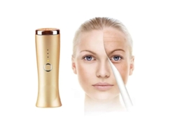 Masajeador facial con terapia de luz roja para rostro, dispositivo antienvejecimiento y reafirmante para arrugas en rostro y cuello, dorado Bestvite