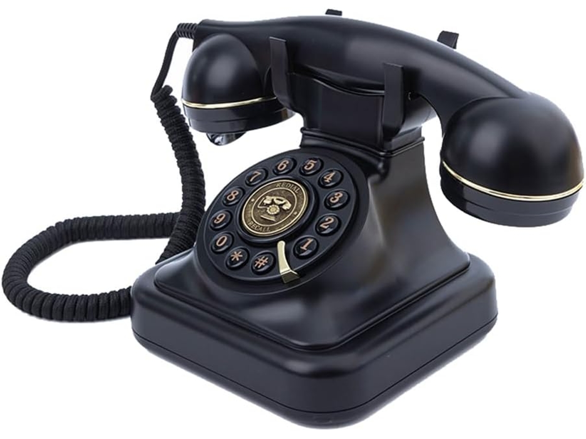 Teléfono Fijo Con Cable, Estilo Retro Europeo Antiguo, Para Oficina En Casa.