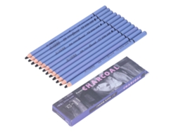 Juego De Lápices De Carboncillo Negro Extra Suaves Para Dibujar Y Esbozar - Regalo Navideño