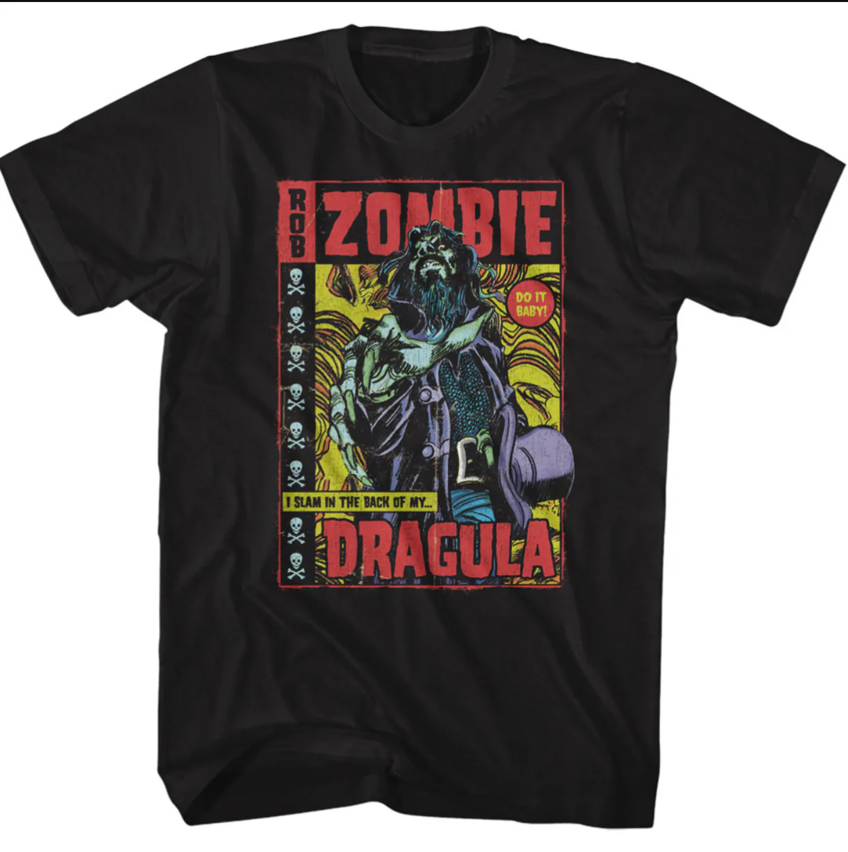 Rob Zombie Dragula T-shirt Unisex Rockinstone Size:s