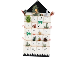 Calendario de pared navideño con múltiples bolsillos, organizador de almacenamiento impermeable y transpirable. SFUSHOS