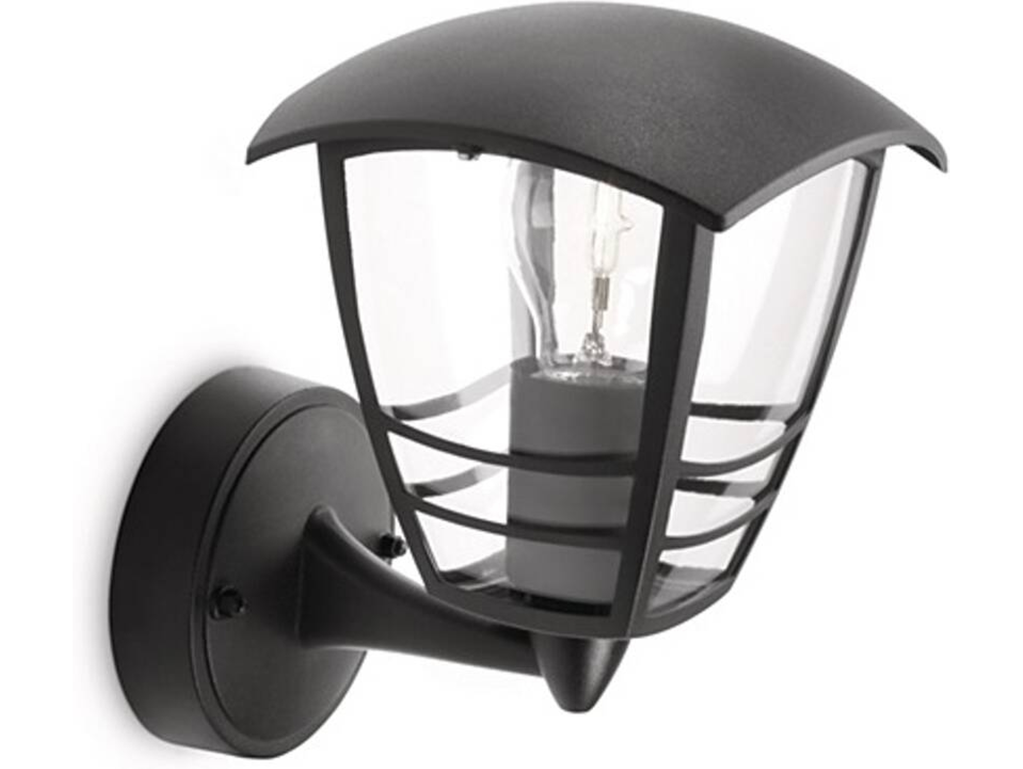 Lámpara Exterior de Pared PHILIPS Creek Up Negra