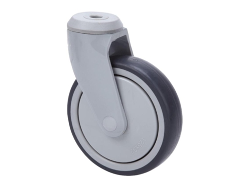 Rueda giratora agujero m12 plastico 20an125cp-an poliur.gris eje bolas ALEX