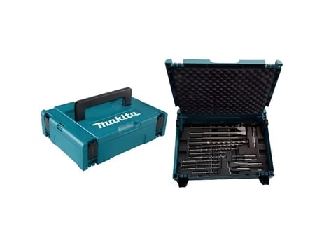 MAKITA B-52059 Juego de taladro y cincel de 17 piezas en Makpac