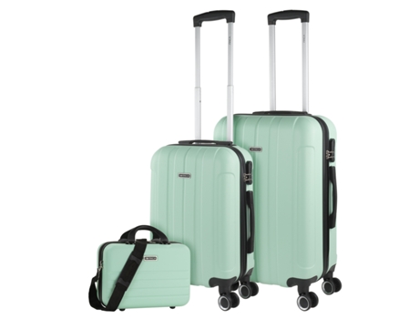 Juego De Maletas Rígidas Abs ITACA Havel menta (42X63x24 Cm)