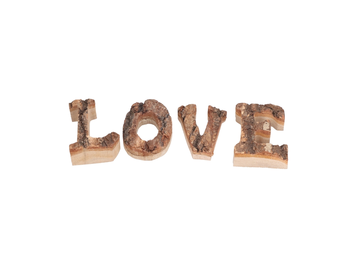 Bloques Decorativos De Madera Estilo Retro Autoportantes Con La Letra Love, Para Decoración De Mesas Y Paredes.