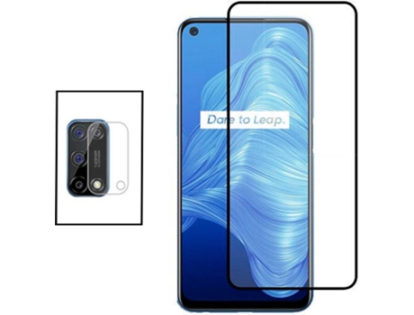 Kit Protector de Cámara Trasera Realme 7 5G PHONECARE y Cristal Templado 5D Full Cover