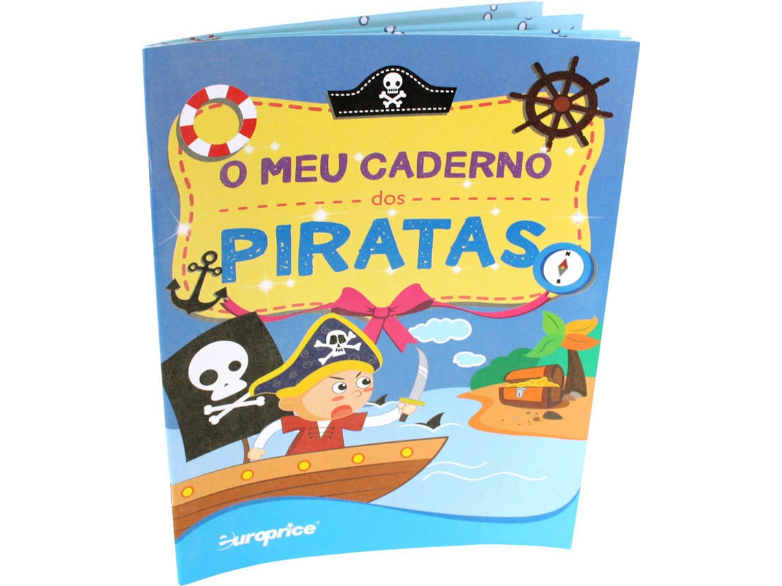 Libro O Meu Caderno dos Piratas de Europrice (Portugués)