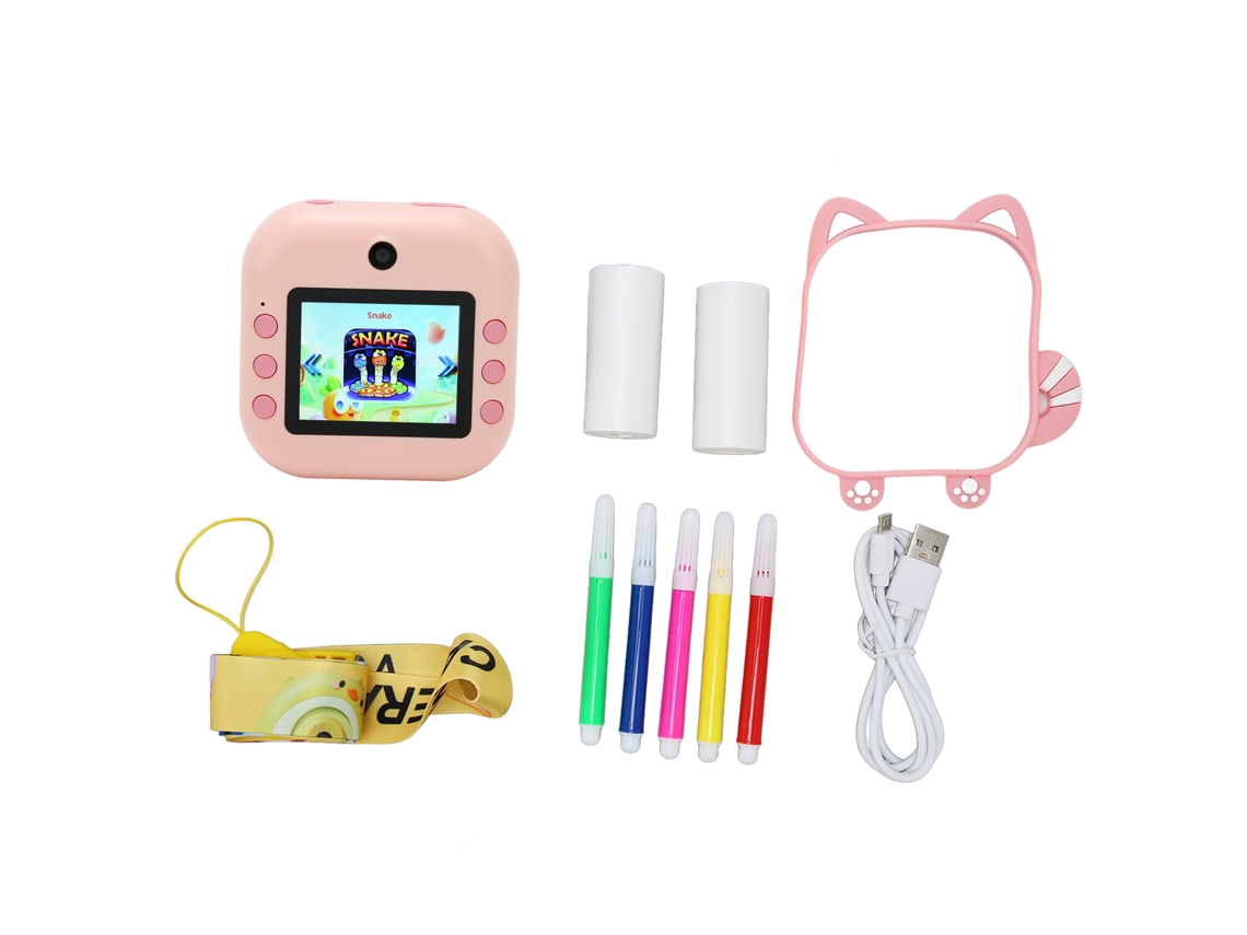 Cámara De Impresión Instantánea Con Pantalla Ips De 2,4 Pulgadas, 48 Mp, Vídeo De 1080 P, Zoom Digital De 8x, Impresión Térmica, Cámara Digital Para