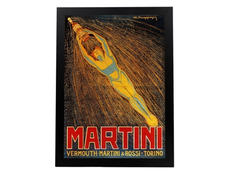 Poster NACNIC Vintage Anuncio vintage de Martini & Rossi.