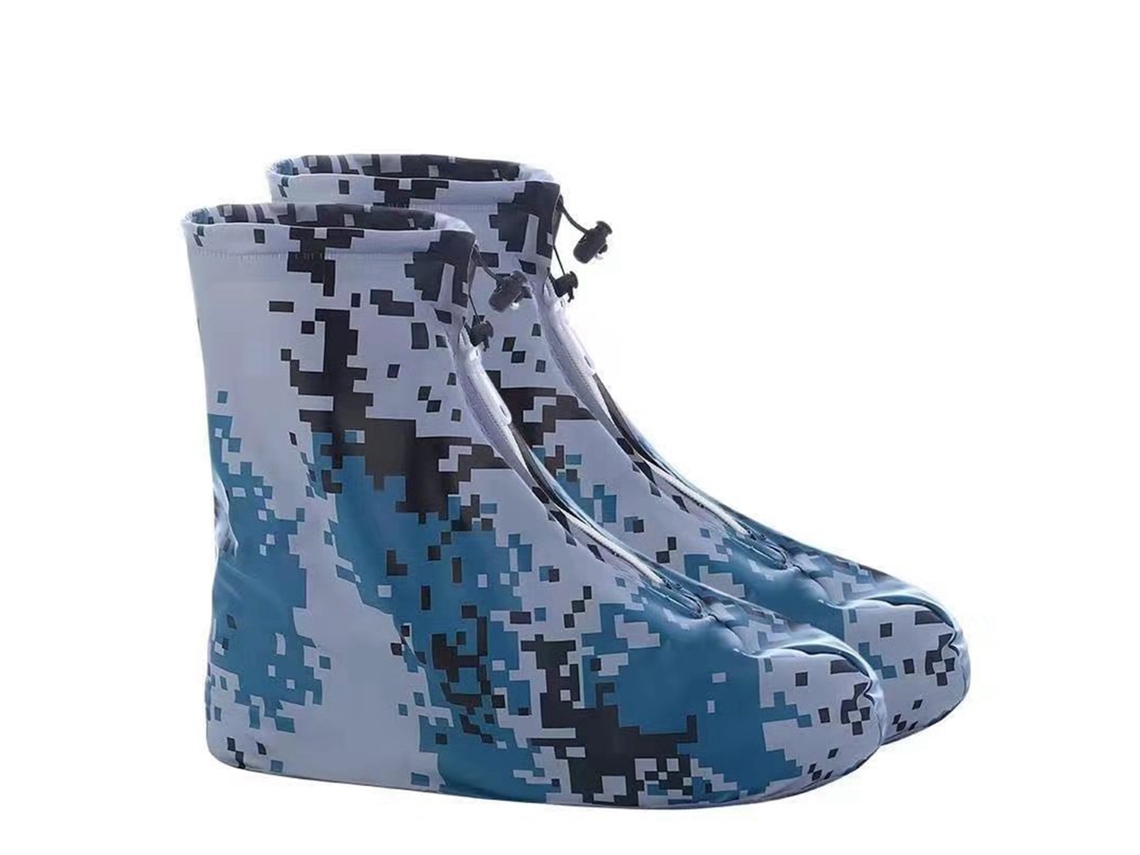 Cubrezapatos antideslizantes azules impermeables M