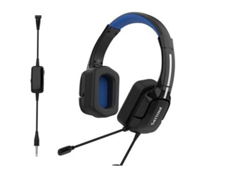 Auriculares Gaming PHILIPS Serie 3000 Tagh301Bl/00 / Banda para la cabeza con cable USB tipo A para juegos Negro