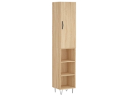 Aparador de madera contrachapada VIDAXL roble Sonoma (34,5x34x180 cm)
