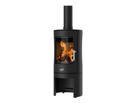 Estufa de leña de hierro fundido 8,5kw antracita. 388144ANTH - GODIN