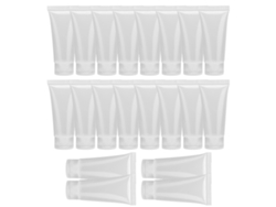 20ml Botella De Viaje Vacía Recargable Para Líquido, Loción Y Crema En Tubos Vante