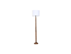 Lampara Pie Mango Algodon Natural 35x35x156cm