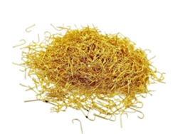 Anzuelos De Pesca 100 Piezas/lote Serie Con Púas Carpa Acero Alto Carbono Dorado Soporte Para Juego Cebo Mo...