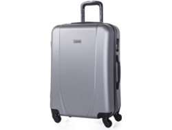 Maleta de Viaje ITACA Abs Texturizado Gris (65 x 45 x 25 cm - 70 L)