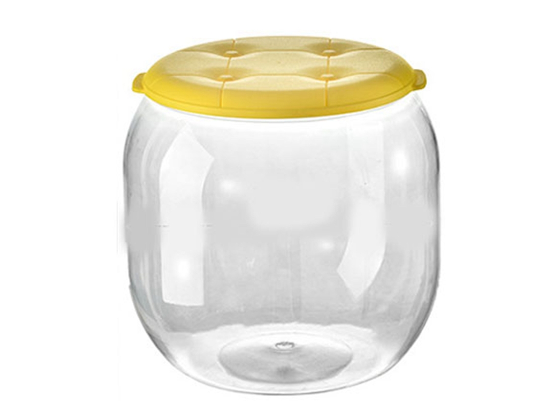 Banco multiusos para juguetes, innovador, redondo, transparente, para sala de estar y entrada, amarillo