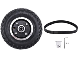 Kit De Ruedas De 200x50 Mm Para Ejes De Patineta Eléctrica Con Polea