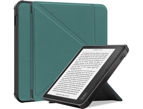 Carcasa Tablet HFS-HOUSE Auto Wake/Sleep (Kobo Libra 2 - 7'' - Verde)