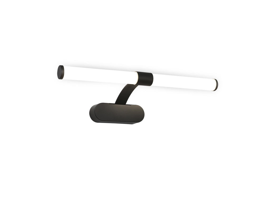 Lámpara De Pared Lámpara De Espejo Led 4000K Blanco Neutro Ip44 8W 60Cm-Negro Lámpara De Pared Impermeable Moderna NETTLIFE