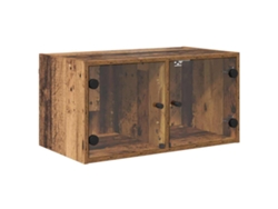 MAISON EXCLUSIVE Conjunto de armario de pared, madera antigua, 68x37x35 cm