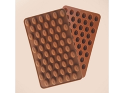 Juego JEIIBRZUI de 2 moldes de silicona para chocolate en forma de gota