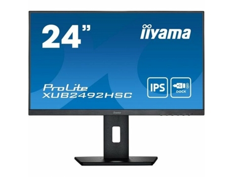 Monitor IIYAMA XUB2492HSC-B5 (Negro - sRGB - Full HD - LED - IPS - Flicker free - 23,8)